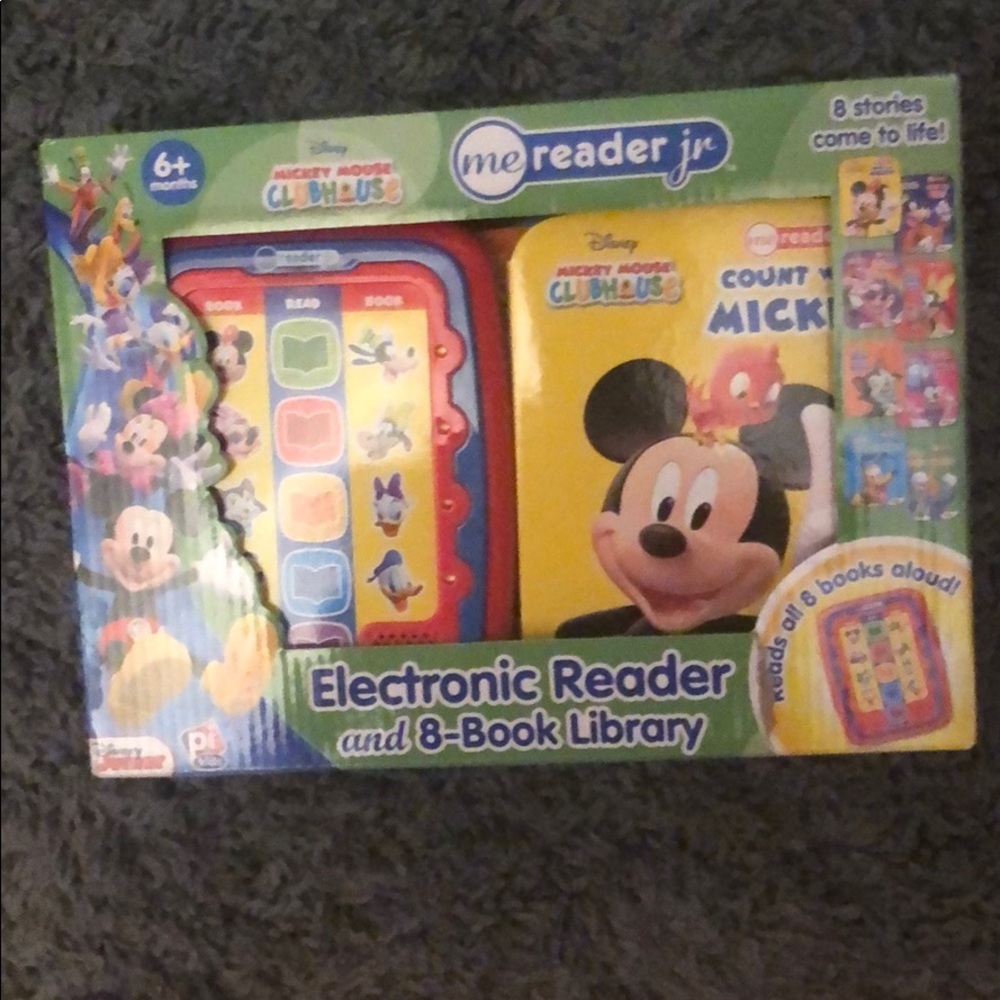 Electronic reader Mickey Mouse never opened